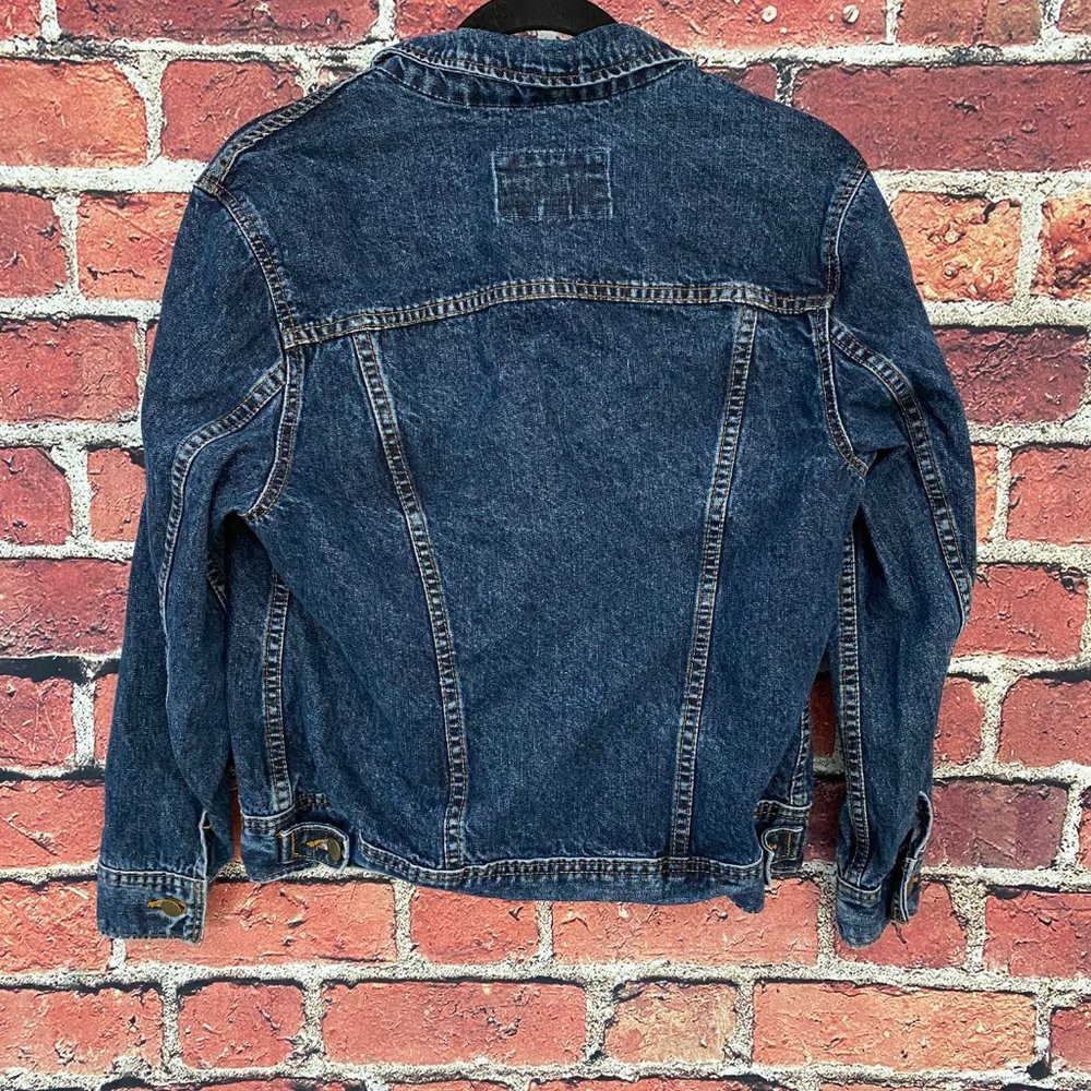 Blue Bay Jean Company Women's Denim Jacket Size Medium M Blue Jeans - Picture 2 of 6